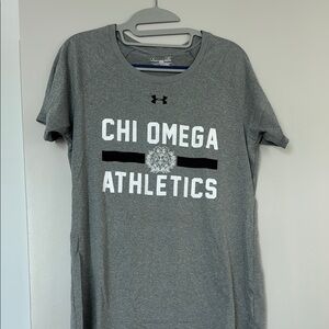 Never Worn Under Armor Chi Omega Athletics T-Shirt, Size M